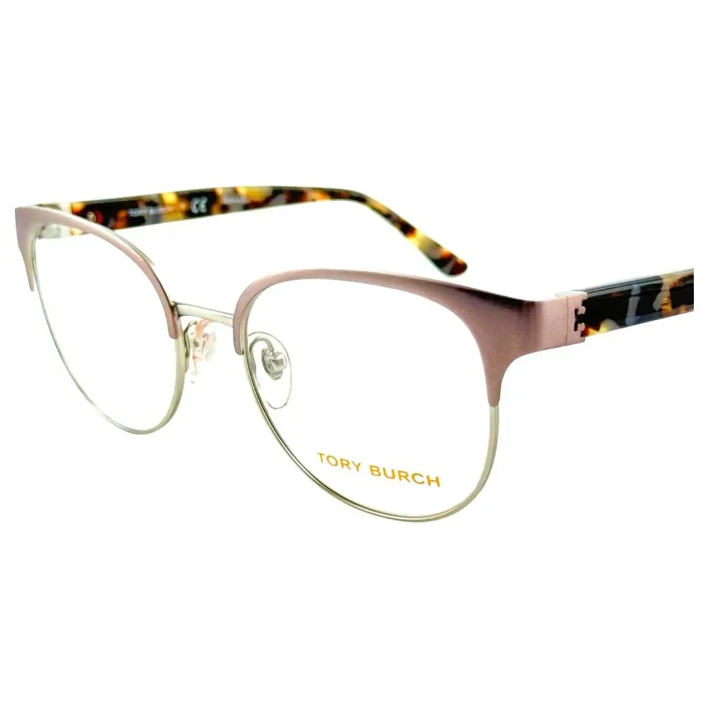 Tory Burch TY1054 Womens Metal Eyeglass Frame 3230 Morning Fog Silver 50-18